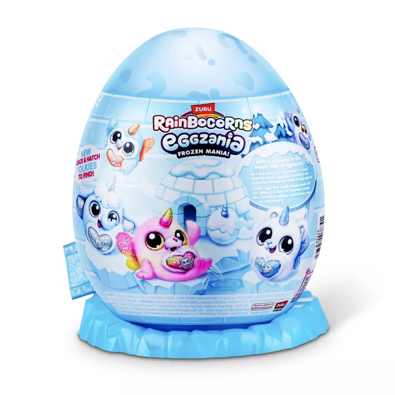 Peluche Zuru Rainbocorns Eggzania Frozen Mania — peluche animal, multicolor, a partir de 3 anos
