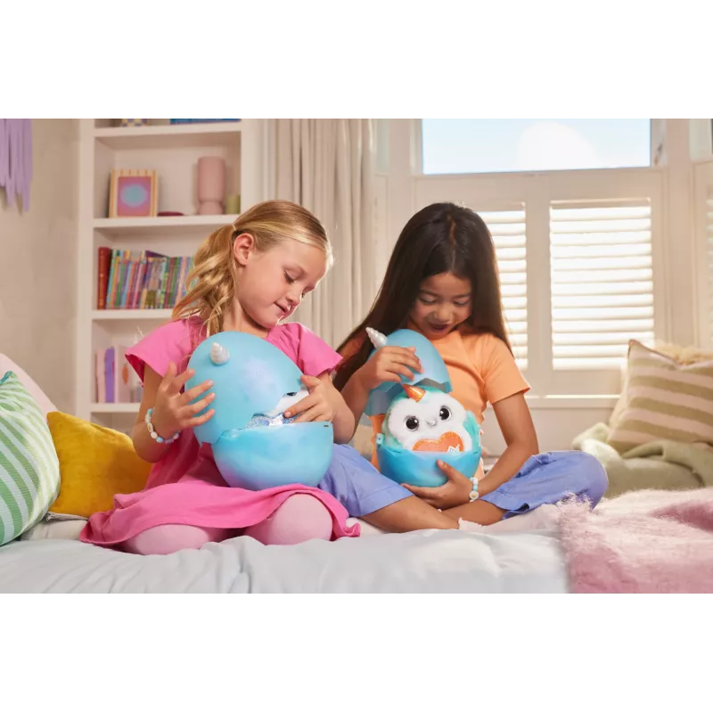 Peluche Zuru Rainbocorns Eggzania Frozen Mania — peluche animal, multicolor, a partir de 3 anos