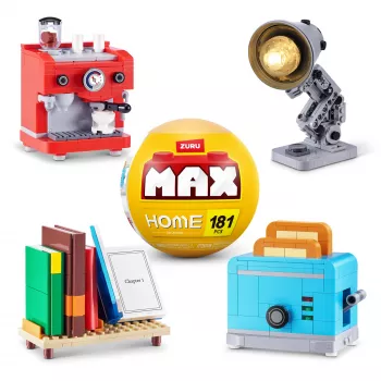 MAX Build more Premium Home Building Bricks Collection, blocos de construção, 8 ano(s), plástico, 181 unid., 197 g