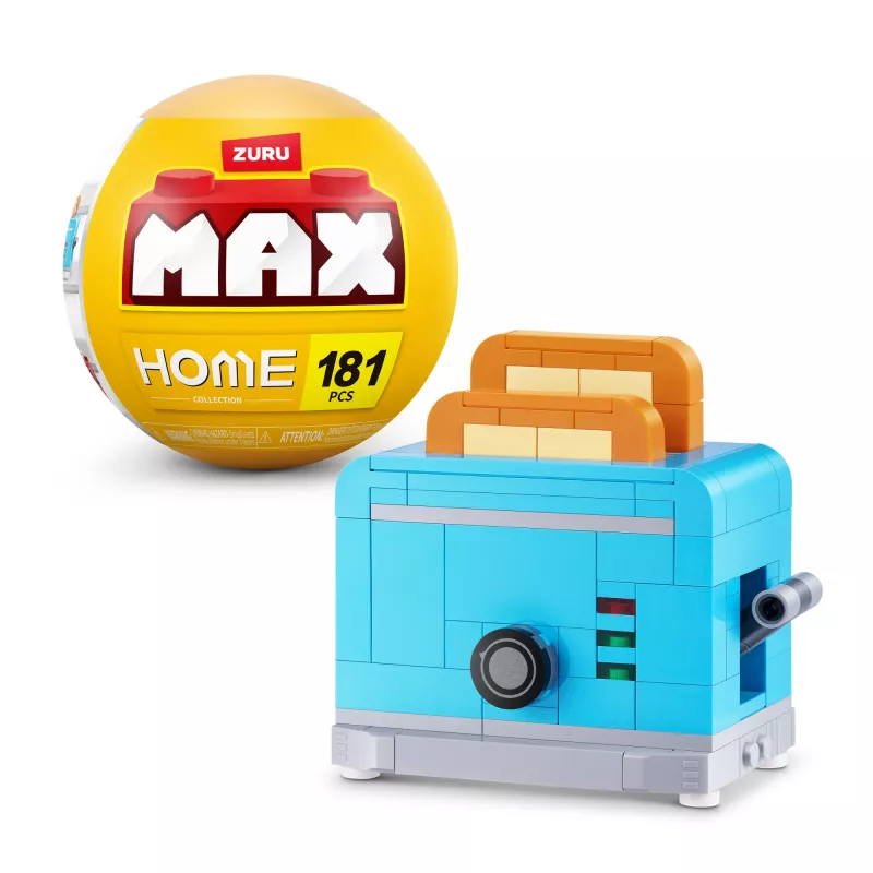 MAX Build more Premium Home Building Bricks Collection, blocos de construção, 8 ano(s), plástico, 181 unid., 197 g