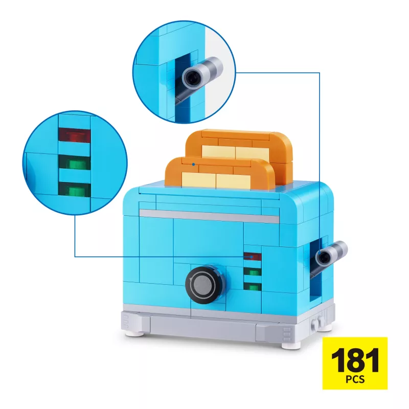 MAX Build more Premium Home Building Bricks Collection, blocos de construção, 8 ano(s), plástico, 181 unid., 197 g