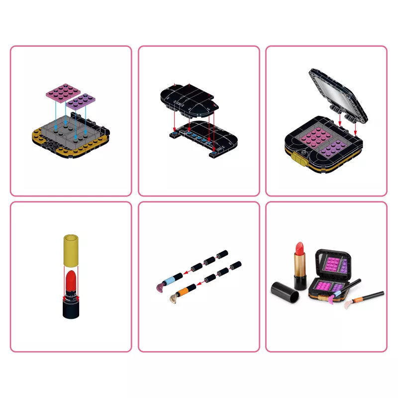 MAX Build more Premium Beauty coleção de blocos de construção, blocos de construção, 8 ano(s), plástico, 169 unid., 197 g