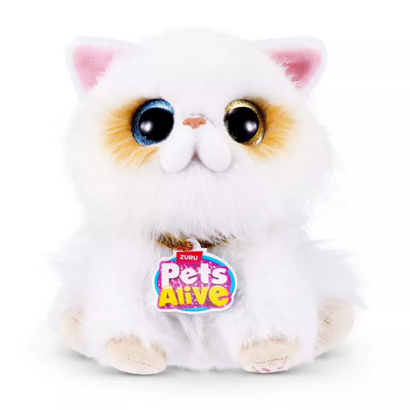 Gato de brinquedo Zuru Pets Alive Smitten Kittens Series 2 – brinquedo interativo com som, a partir de 3 anos, pilhas AAA