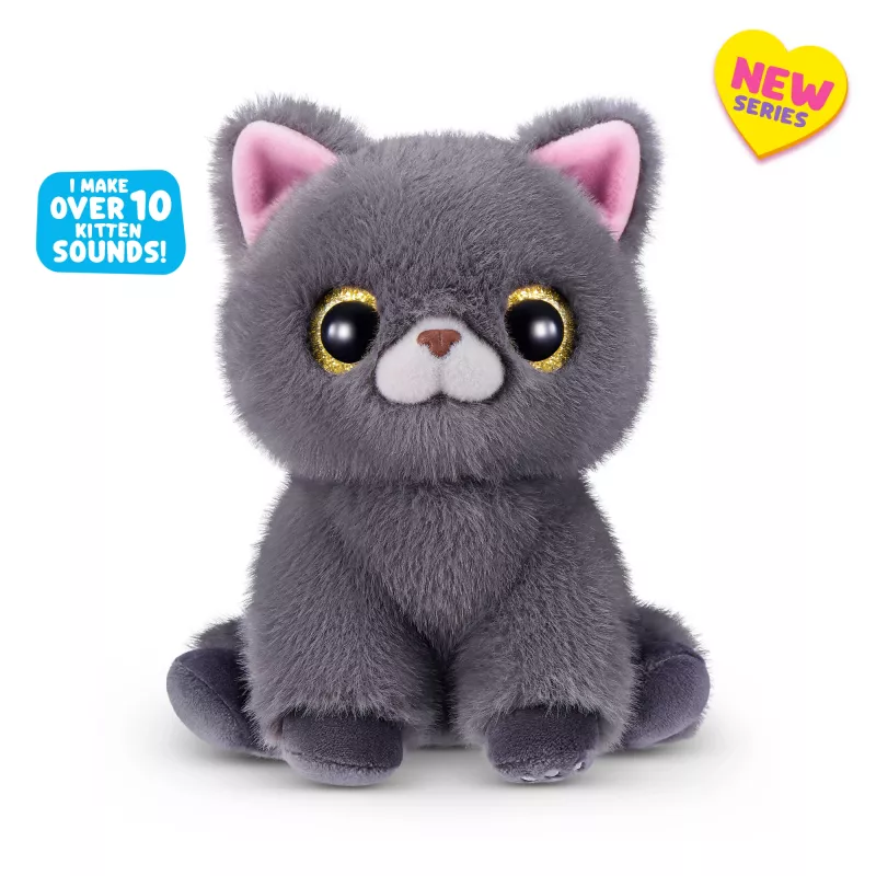Gato de brinquedo Zuru Pets Alive Smitten Kittens Series 2 – brinquedo interativo com som, a partir de 3 anos, pilhas AAA