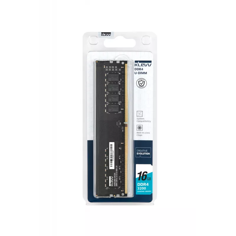 Klevv U-DIMM módulo de memória 16 GB 1 x 16 GB DDR4 3200 MT/s 288-Pin-DIMM