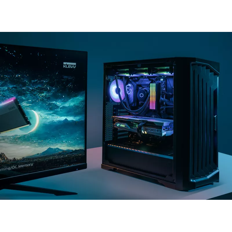 Klevv 64GB (2 x 32GB) 6000MHz CL30 DDR5 módulo de RAM gaming 30-36-36-76 CRAS V RGB