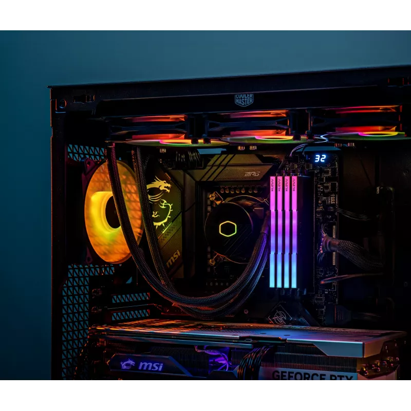 Klevv 64GB (2 x 32GB) 6000MHz CL30 DDR5 módulo de RAM gaming 30-36-36-76 CRAS V RGB