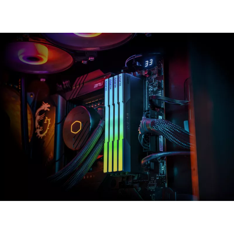 Klevv 64GB (2 x 32GB) 6000MHz CL30 DDR5 módulo de RAM gaming 30-36-36-76 CRAS V RGB