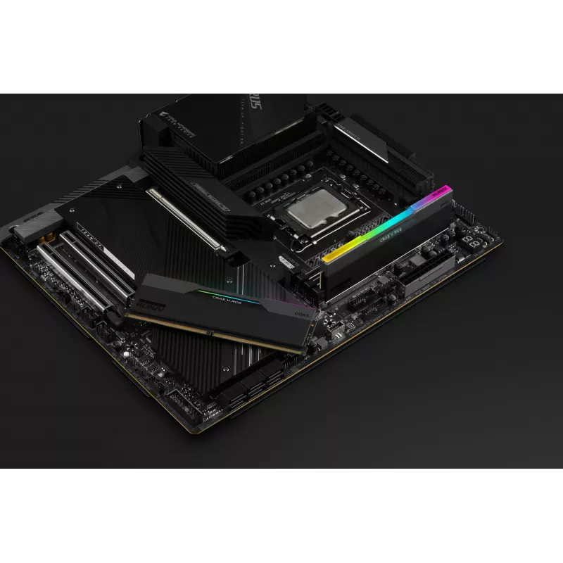 Klevv 64GB (2 x 32GB) 6000MHz CL30 DDR5 módulo de RAM gaming 30-36-36-76 CRAS V RGB