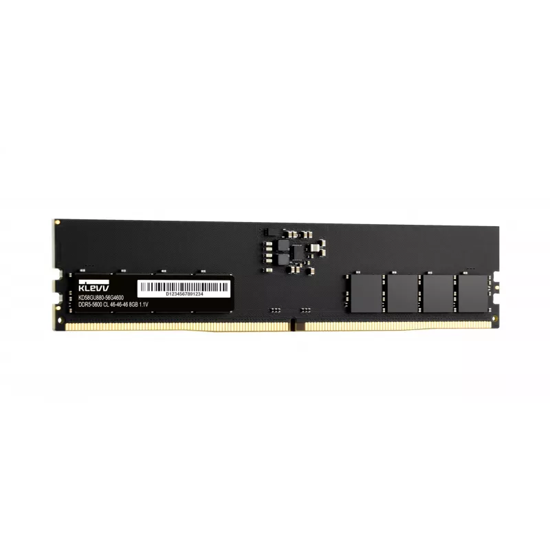 RAM para desktop KLEVV 8GB DDR5 5600MHz CL46 288-polig DIMM 1.1V (46-46-46-90)