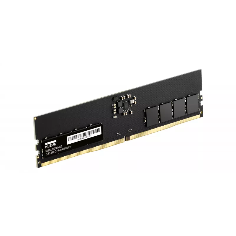 RAM para desktop KLEVV 8GB DDR5 5600MHz CL46 288-polig DIMM 1.1V (46-46-46-90)