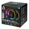 ARCTIC BioniX P120 A-RGB ventoinha de caixa de 120 mm, pack de 3, preto