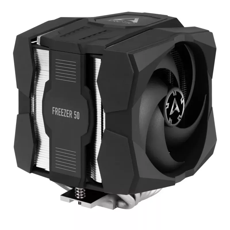 ARCTIC Freezer 50 incl. controlador A-RGB – dissipador de CPU de torre dupla multi-compatível com A-RGB