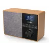 Rádio portátil Philips TAR5505/10 Digital preto, cinzento, madeira
