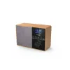 Rádio portátil Philips TAR5505/10 Digital preto, cinzento, madeira
