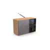 Rádio portátil Philips TAR5505/10 Digital preto, cinzento, madeira