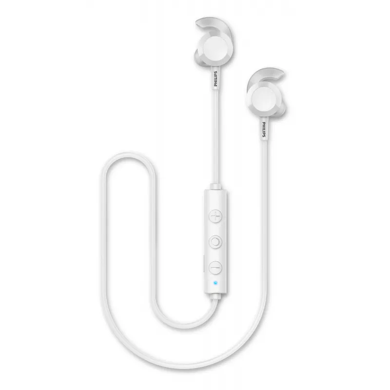 Auscultadores intra-auriculares sem fios Philips TAE4205WT/00 — Bluetooth, chamadas e música, 20–20000 Hz, alcance de 10 m, branco, 16 g