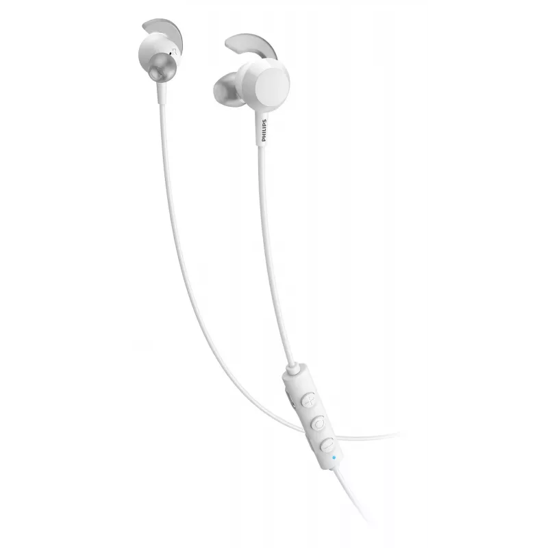 Auscultadores intra-auriculares sem fios Philips TAE4205WT/00 — Bluetooth, chamadas e música, 20–20000 Hz, alcance de 10 m, branco, 16 g