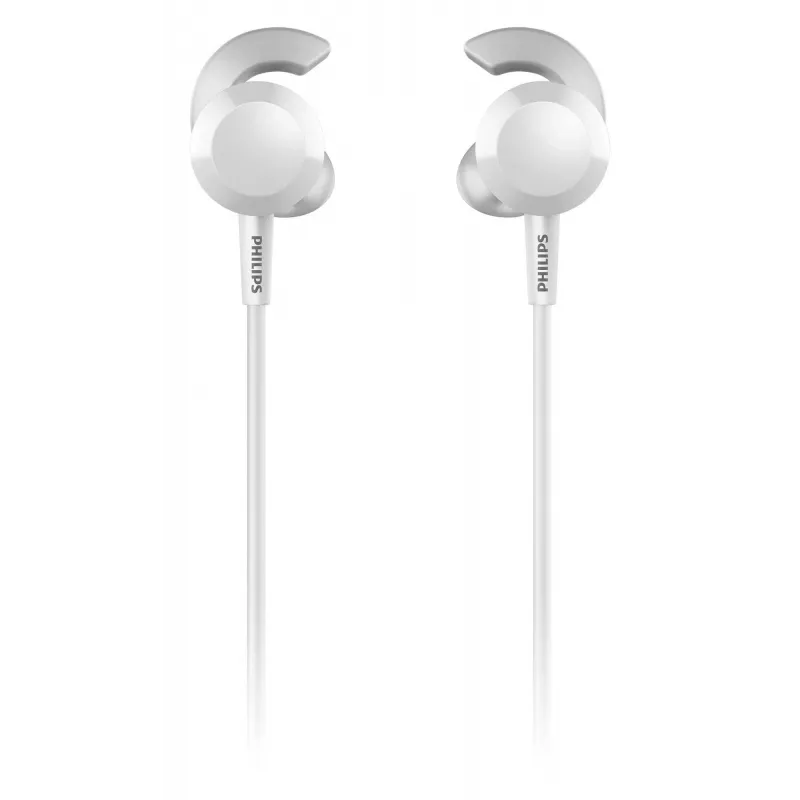 Auscultadores intra-auriculares sem fios Philips TAE4205WT/00 — Bluetooth, chamadas e música, 20–20000 Hz, alcance de 10 m, branco, 16 g