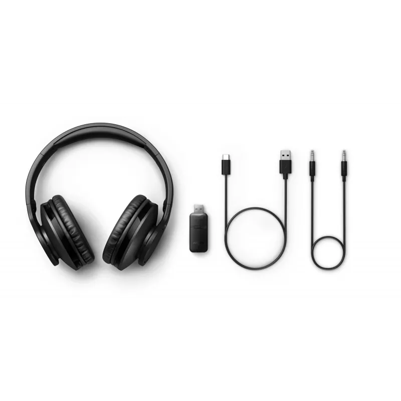 Auscultadores/headset Philips 6000 Série TAH6206BK/00 sem fios de arco música Bluetooth preto
