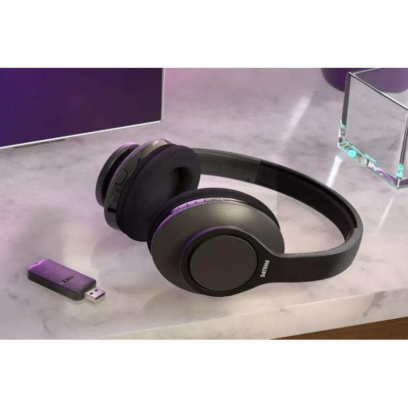 Auscultadores/headset Philips 6000 Série TAH6206BK/00 sem fios de arco música Bluetooth preto