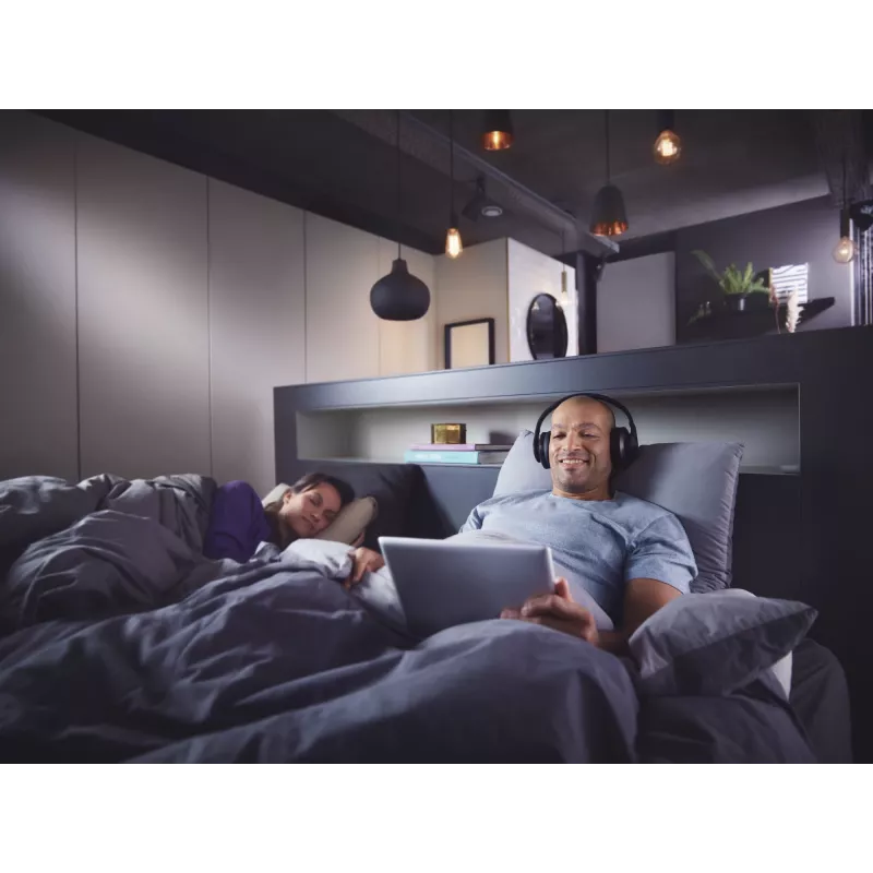 Auscultadores/headset Philips 6000 Série TAH6206BK/00 sem fios de arco música Bluetooth preto