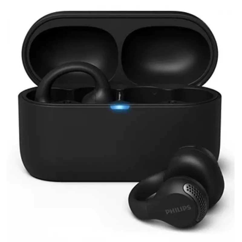 Headset Philips 2000 Série TAQ2000BK True Wireless Stereo (TWS) clipe de orelha, open-ear chamadas/música Bluetooth preto