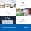 TP-Link Tapo câmara de segurança Wi-Fi para exterior, câmara de segurança IP, exterior, com fios e sem fios, CE, NCC, montagem na parede, branco