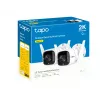 TP-Link Tapo câmara de segurança Wi-Fi para exterior, câmara de segurança IP, exterior, com fios e sem fios, CE, NCC, montagem na parede, branco