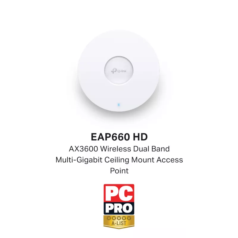 Ponto de acesso de montagem no teto TP-Link Omada AX3600 sem fios dual band multi-gigabit