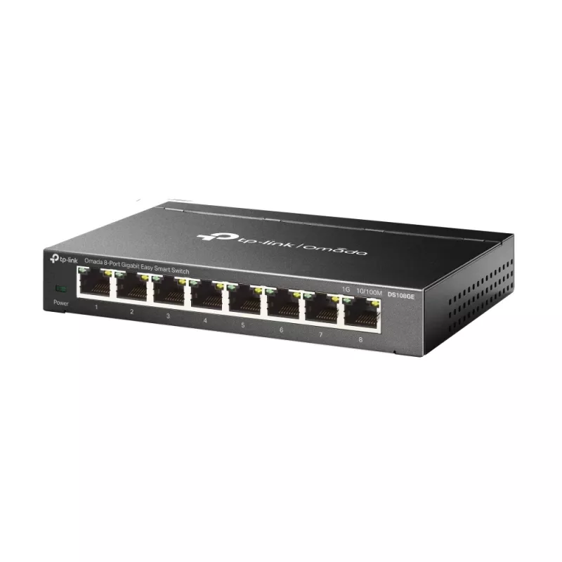 Switch de rede TP-Link Omada DS108GE não gerido Gigabit Ethernet (10/100/1000) preto