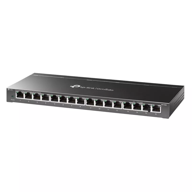 Switch de rede TP-Link Omada DS116GE gerido L2 Gigabit Ethernet (10/100/1000) preto