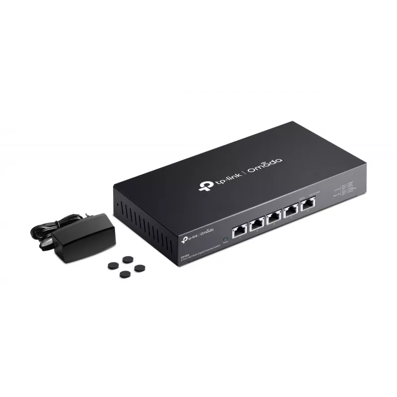 Switch de rede TP-Link Omada DS105X não gerido 10G Ethernet (100/1000/10000) preto