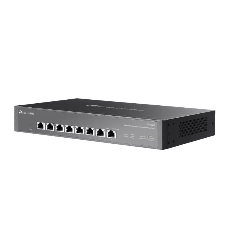 Switch de rede TP-Link Omada DS1008X não gerido 10G Ethernet (100/1000/10000) 1U preto