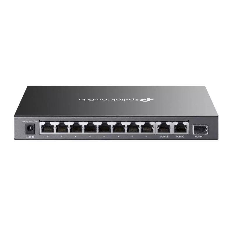 Switch de rede TP-Link Omada DS111P não gerido Fast Ethernet (10/100) Power over Ethernet (PoE) preto