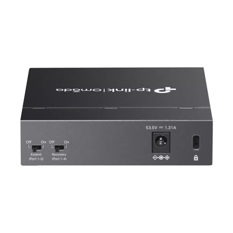 Switch de rede TP-Link Omada DS105GP não gerido Gigabit Ethernet (10/100/1000) Power over Ethernet (PoE) preto