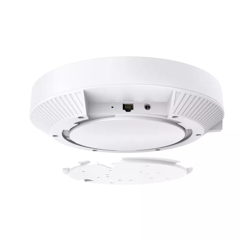 Ponto de acesso TP-Link Omada AXE11000 Quad-Band WiFi 6E para montagem no teto