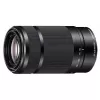 Teleobjetiva SLR Sony SEL55210 preta