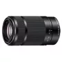 Teleobjetiva SLR Sony SEL55210 preta