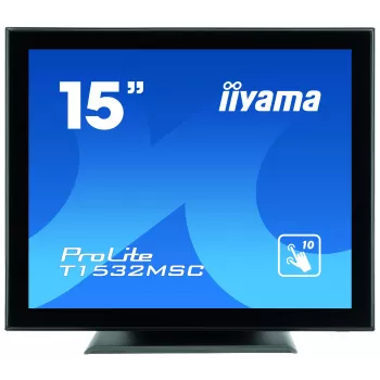 iiyama T1532MSC-B5AG Monitor POS 38,1 cm (15 polegadas) 1024 x 768 píxeis Ecrã tátil