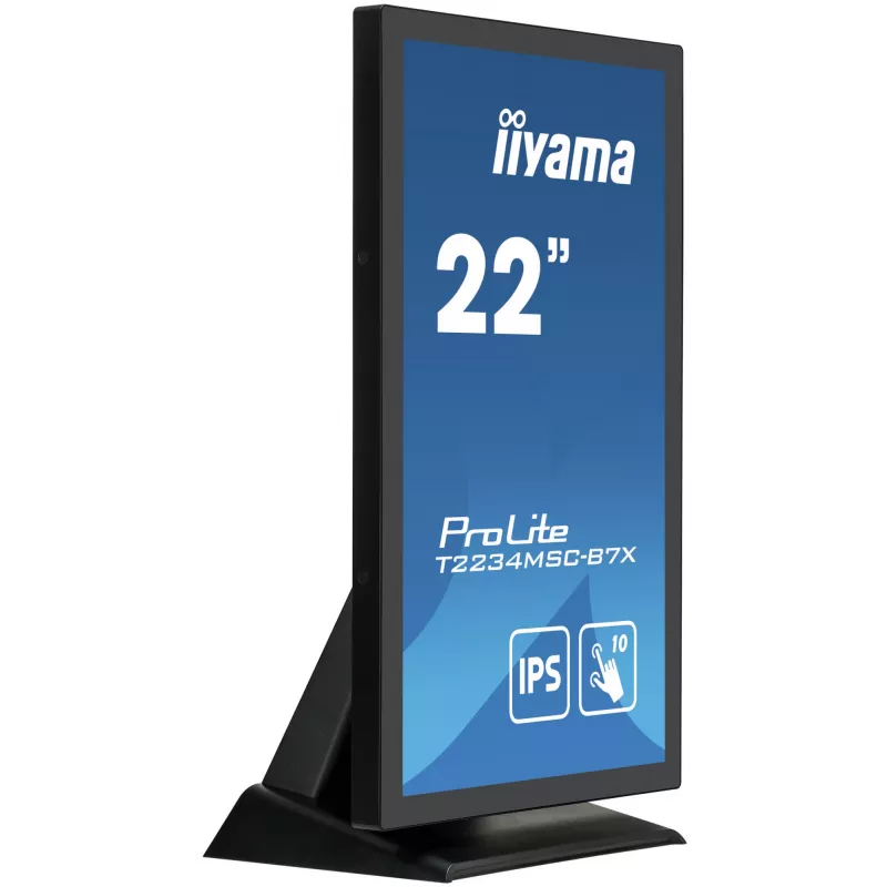 iiyama ProLite T2234MSC-B7X Monitor de computador 54,6 cm (21,5 polegadas) 1920 x 1080 píxeis Full HD Ecrã tátil Preto