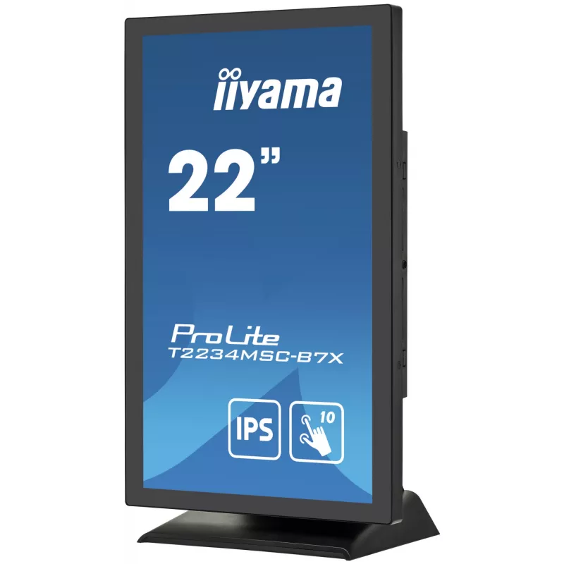 iiyama ProLite T2234MSC-B7X Monitor de computador 54,6 cm (21,5 polegadas) 1920 x 1080 píxeis Full HD Ecrã tátil Preto