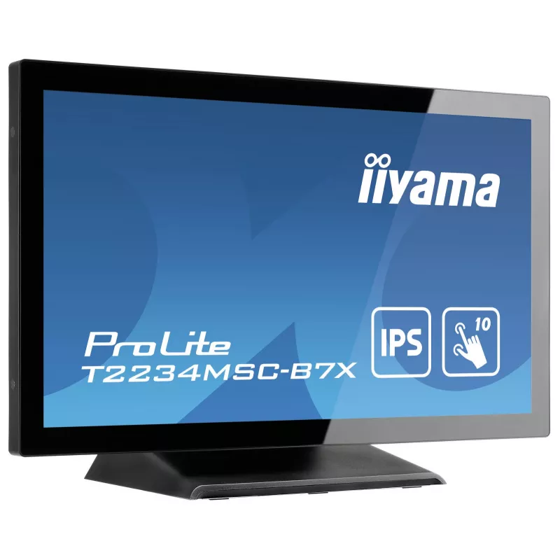 iiyama ProLite T2234MSC-B7X Monitor de computador 54,6 cm (21,5 polegadas) 1920 x 1080 píxeis Full HD Ecrã tátil Preto