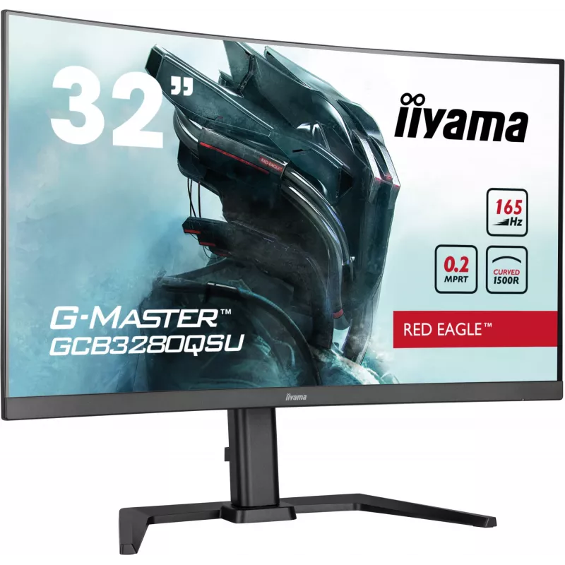 iiyama G-MASTER GCB3280QSU-B1 Monitor de computador 80 cm (31,5 polegadas) 2560 x 1440 píxeis LED Preto