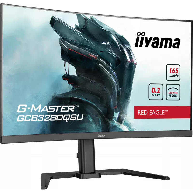iiyama G-MASTER GCB3280QSU-B1 Monitor de computador 80 cm (31,5 polegadas) 2560 x 1440 píxeis LED Preto