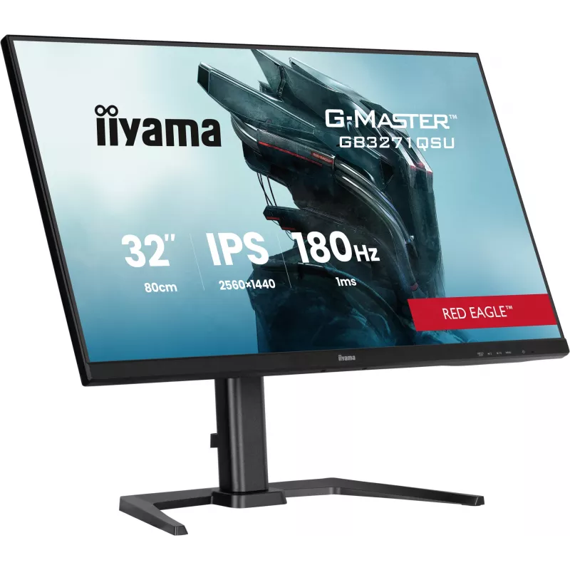 iiyama GB3271QSU-B2 Monitor de computador 80 cm (31,5 polegadas) 2560 x 1440 píxeis Quad HD LED Preto