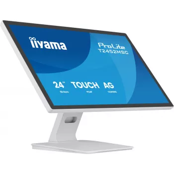iiyama T2452MSC-W2AG Monitor de computador 61 cm (24 polegadas) 1920 x 1080 píxeis Full HD LED Ecrã tátil Branco