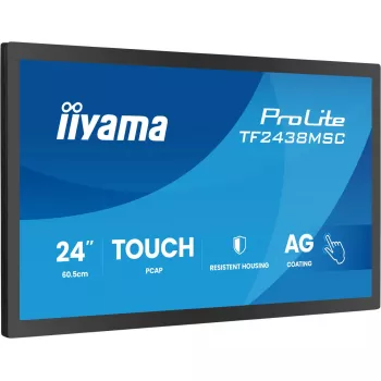 Monitor com ecrã tátil IIYAMA TF2438MSC-B2 — 24 polegadas ecrã interativo, Multi-Touch