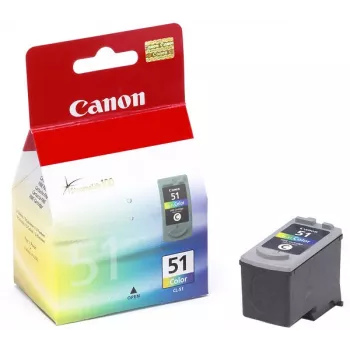 Canon CL-51 Cartucho de tinta 1 unid. Original Alta capacidade (XL) Ciano, Magenta, Amarelo