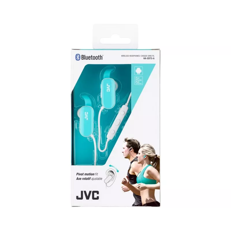 Auscultadores/headset JVC HA-EBT5-A-E sem fios intra-auriculares desporto Bluetooth azul, branco